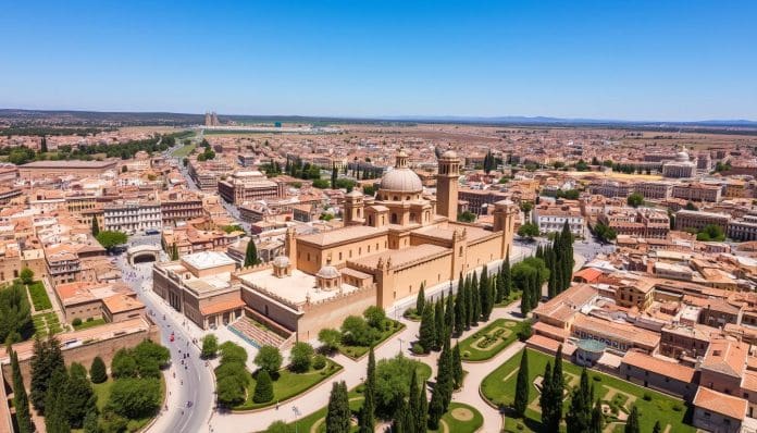 موقع مدينة قرطبة في إسبانيا