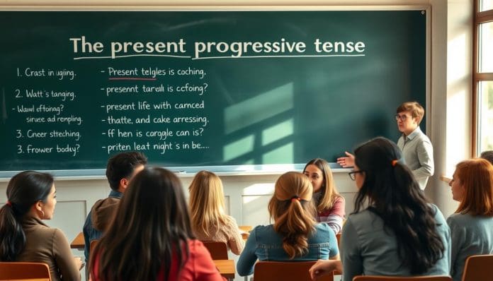 present progressive