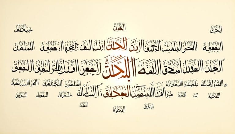 اسماء الله الحسنى بالترتيب بخط كبير