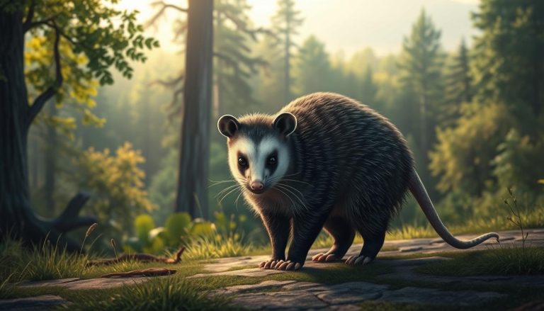 ما هو الأبوسوم الأمريكي (American opossum) وما هي طريقته الشهيرة في الدفاع عن النفس؟