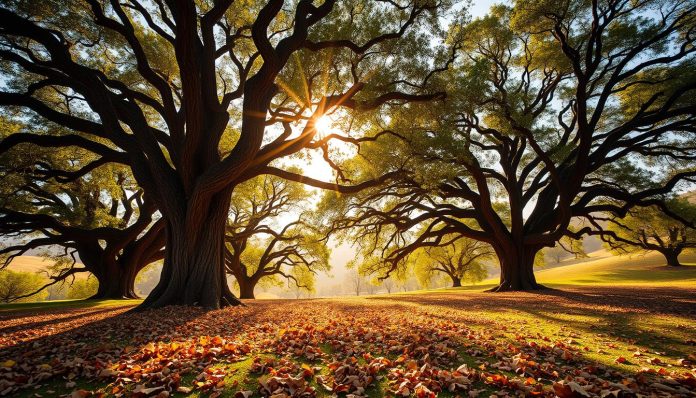 اشجار البلوط