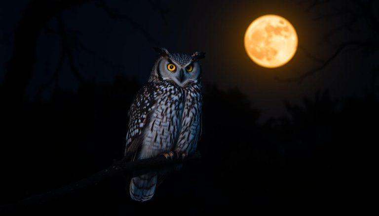 ما هي البوم (owls) وما هي تكيفاتها للصيد الليلي؟
