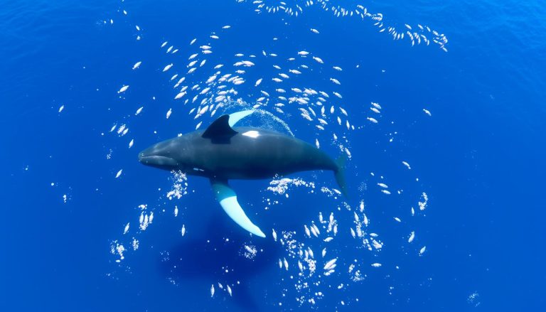 ما هو الحوت الأحدب (humpback whale) وبماذا يشتهر؟