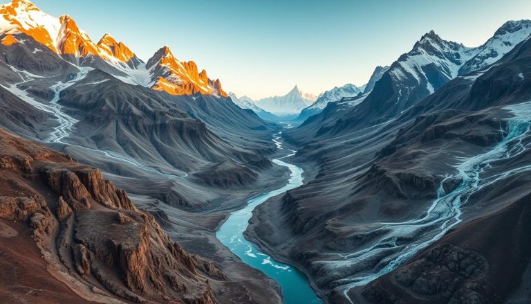 ما هي الأنهار الجليدية (glaciers) وكيف تشكل التضاريس؟