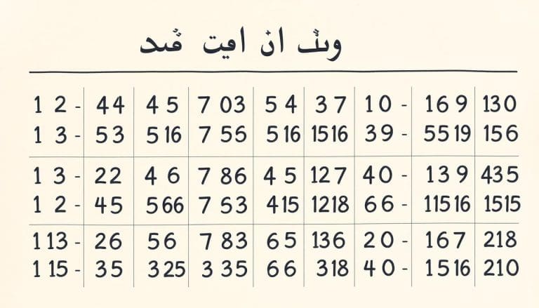 نماذج اوراق عمل جدول الضرب بالعربي