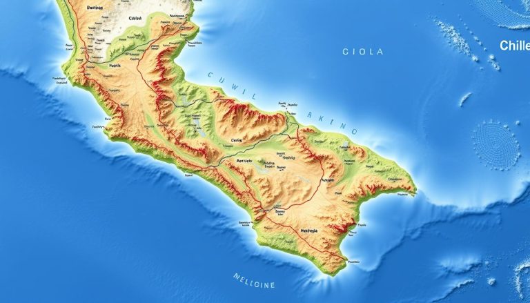 أين تقع دولة تشيلي (Chile) وما هي أبرز معالمها الجغرافية؟