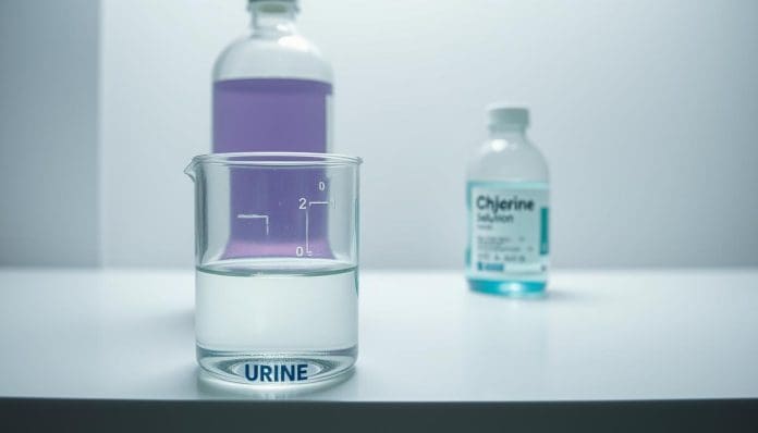 تفاعل الكلور مع البول