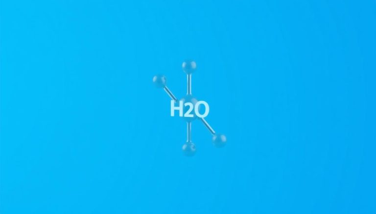 مم يتكون جزيء الماء (water molecule – H2O)؟