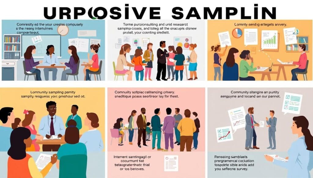 حالات استخدام العينة المقصودة