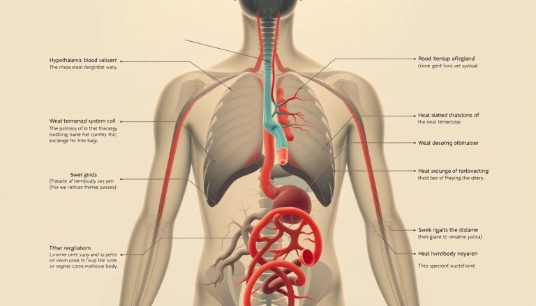 كيف يحافظ الجسم على درجة حرارة الجسم (body temperature) ثابتة؟