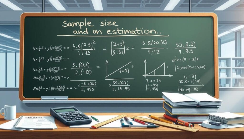 حساب حجم العينة