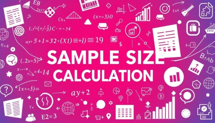 حساب حجم العينة