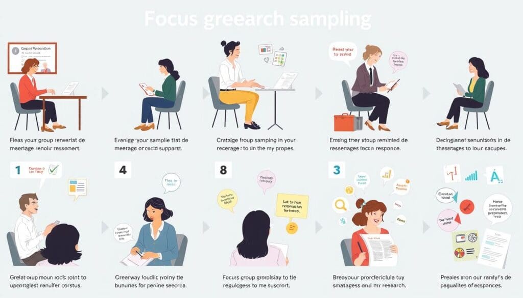 خطوات إجراء العينة البؤرية خطوات إجراء العينة البؤرية