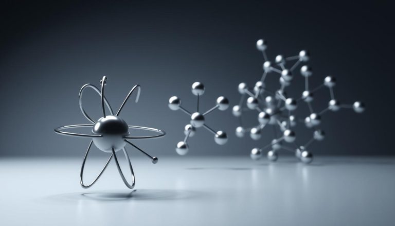 ما الفرق بين الذرة (atom) والجزيء (molecule)؟