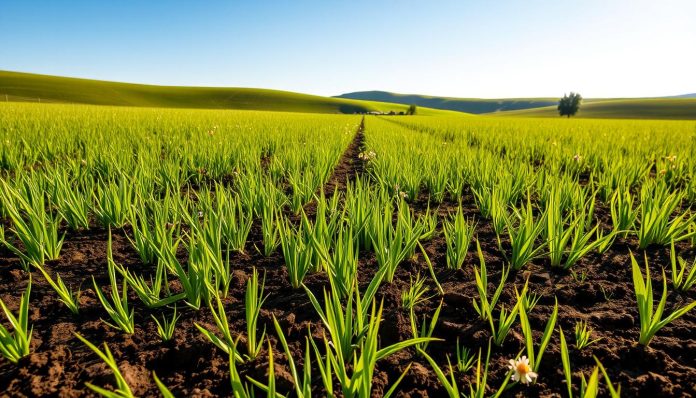 سبب صلاحية تربة الأراضي العشبية للزراعة