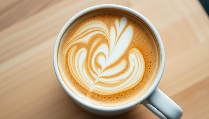 سعرات كوب الكابتشينو