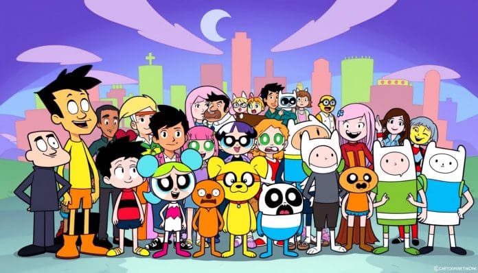 شخصيات كرتون نتورك