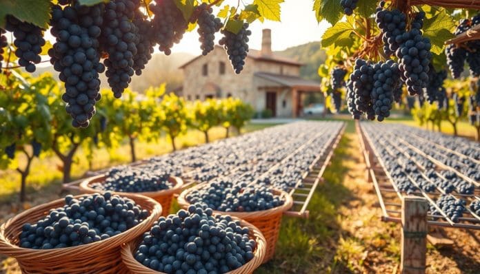 طريقة تجفيف العنب