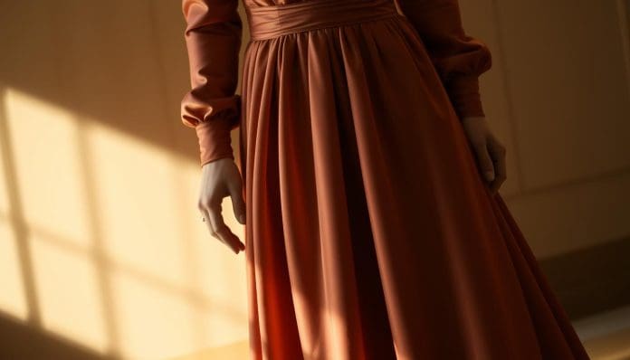 طريقة تفصيل فستان