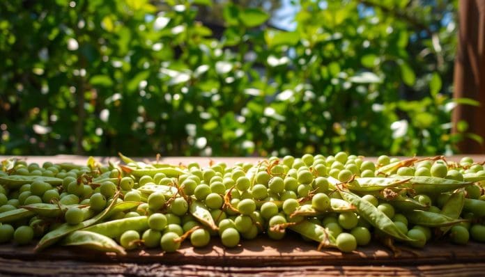 طريقة تنشيف البازلاء