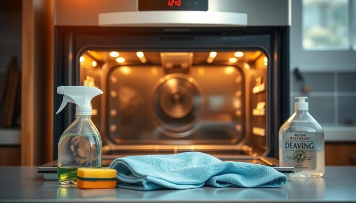 طريقة تنظيف زجاج الفرن