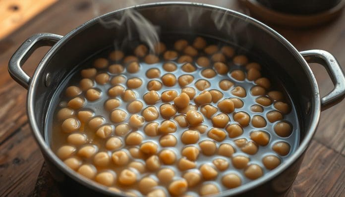 طريقة سلق الحمص