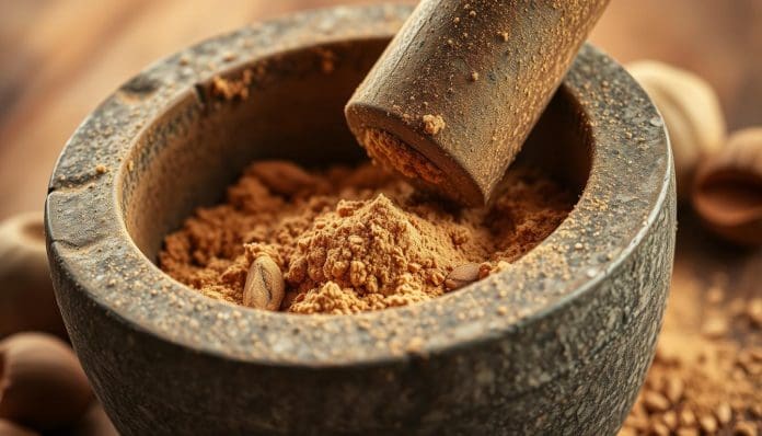 طريقة طحن جوزة الطيب