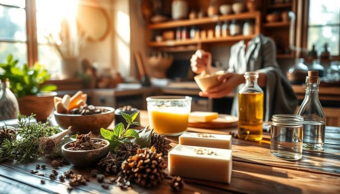 طريقة عمل صابون طبيعي للجسم