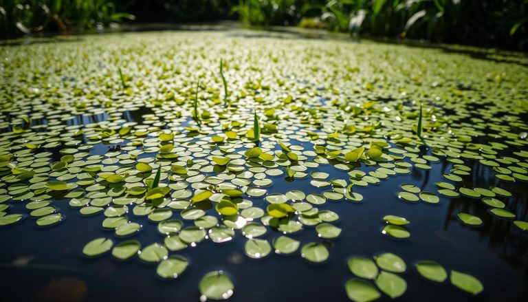 ما هو نبات عدس الماء (duckweed) وأين ينمو عادةً؟