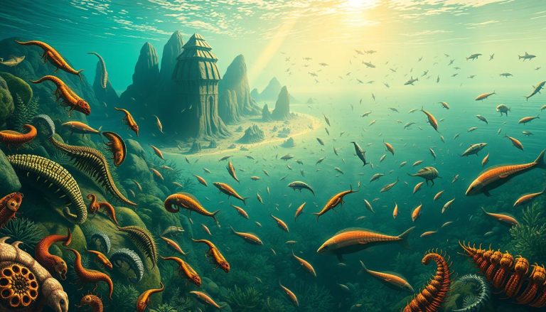 ما هو العصر الكمبري (Cambrian period) وبماذا اشتهر من حيث تطور الحياة (الانفجار الكمبري)؟