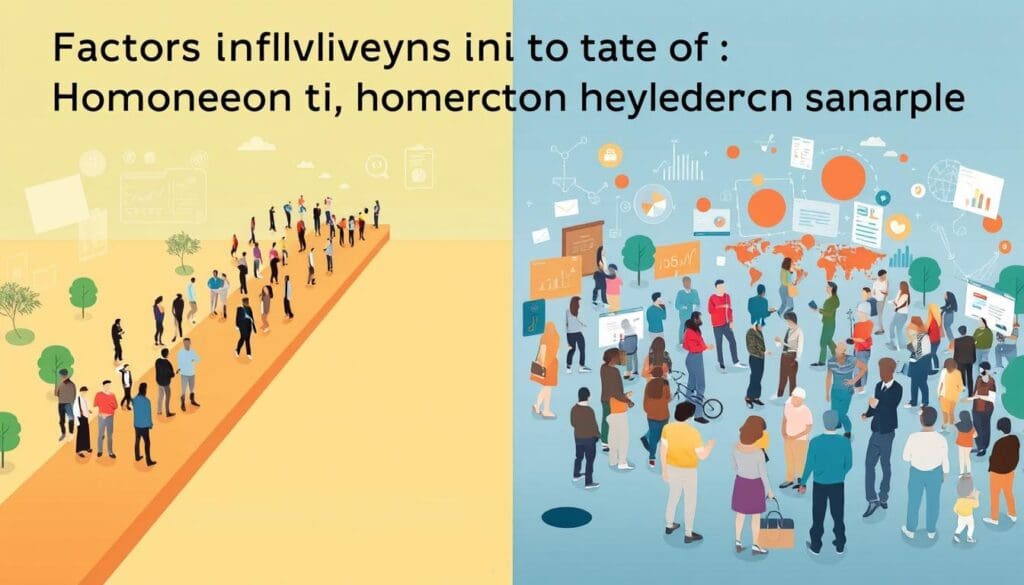 عوامل اختيار العينة عوامل اختيار العينة