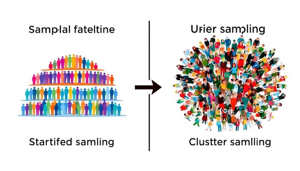 عينة طبقية وعنقودية عينة طبقية وعنقودية