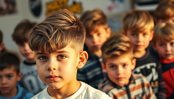 قصات شعر أطفال