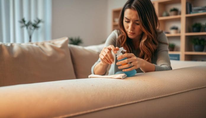 كيف أزيل المناكير عن الكنب