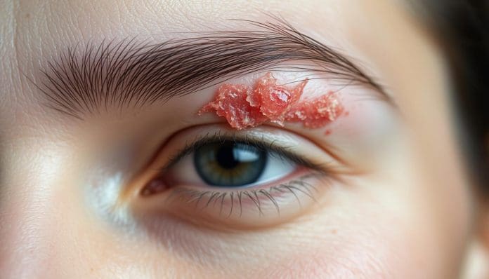 كيفية التخلص من قشرة الحواجب