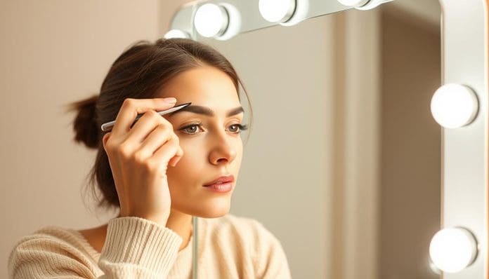 كيفية تشقير الحواجب بالبيت