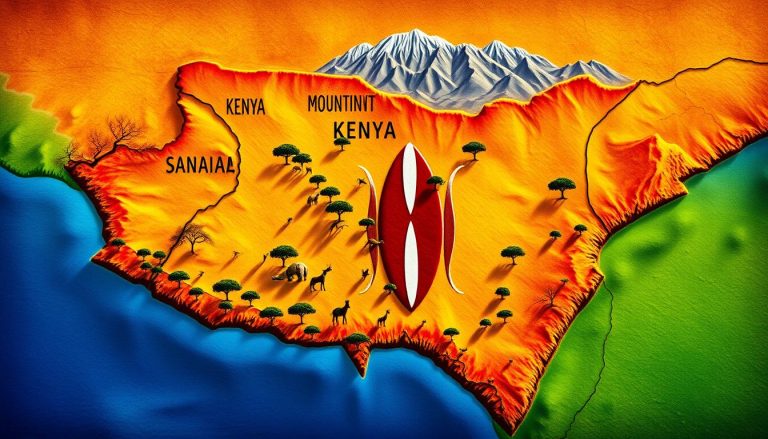 أين تقع دولة كينيا (Kenya) وبماذا تشتهر من حيث الحياة البرية؟