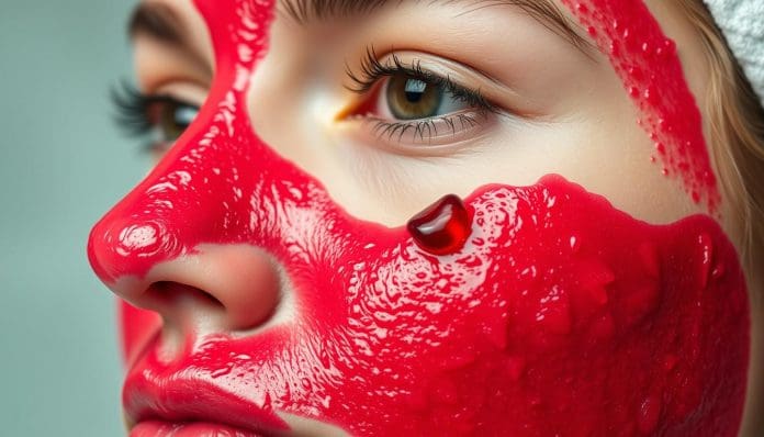 ماسك الرمان للوجه