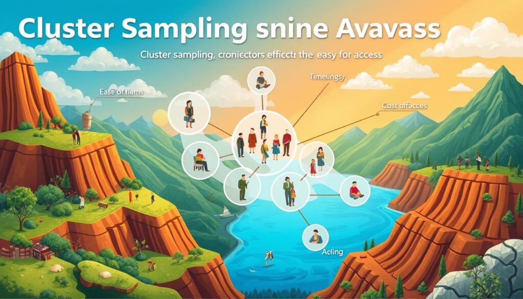 مزايا العينة العنقودية