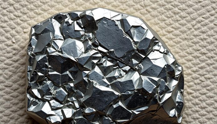 معدن نادر قابل للقص والصقل