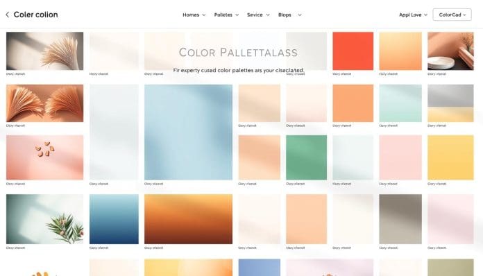 مواقع تنسيق الألوان