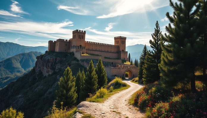 موقع قلعة وادرين