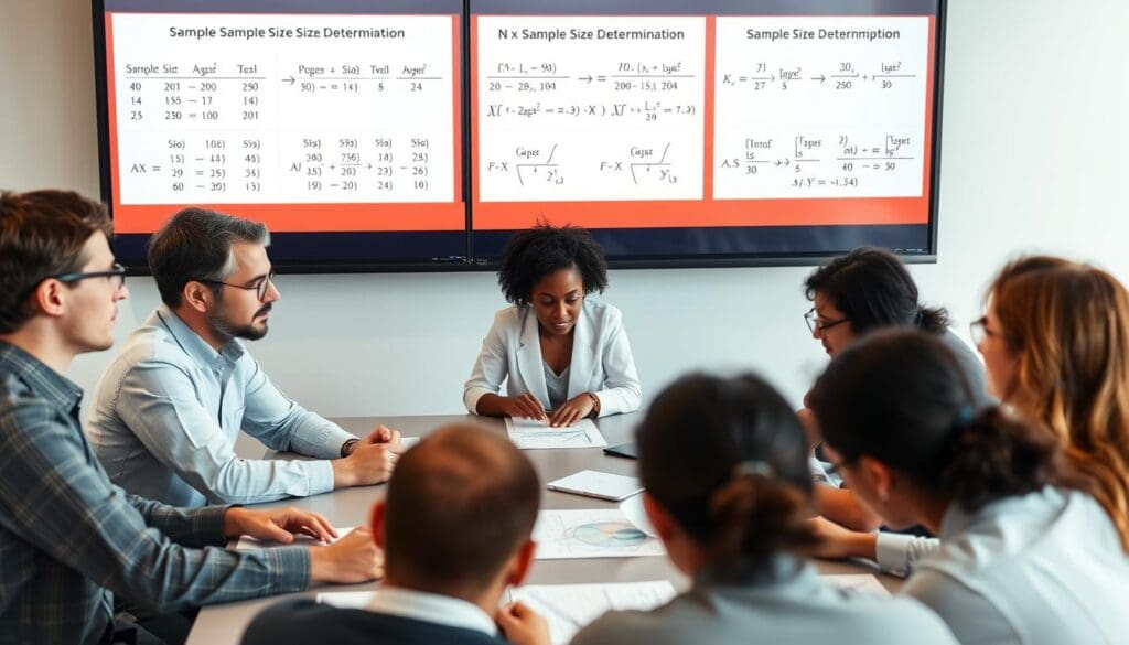 أمثلة على تحديد حجم العينة أمثلة على تحديد حجم العينة