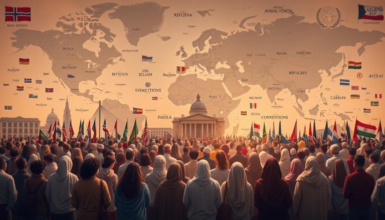 ما هي الاتفاقيات الدولية الرئيسية التي تهدف لحماية اللاجئين؟