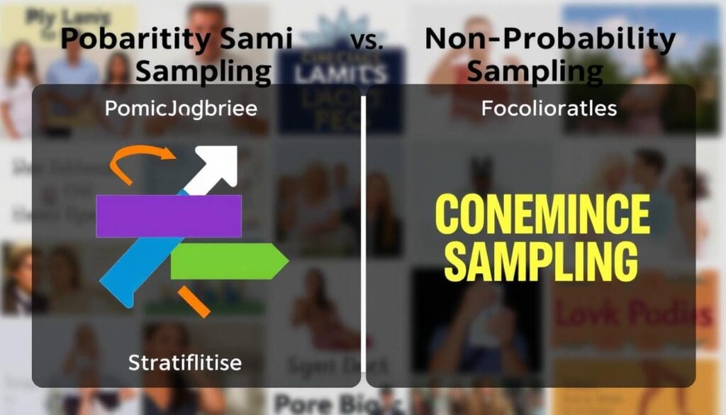 العينات الاحتمالية والغير اتحمالية