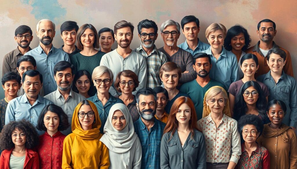 العينات المختلفة