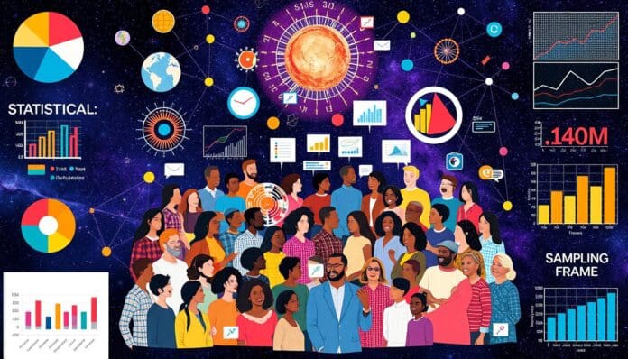 المجتمع الإحصائي والإطار العيني