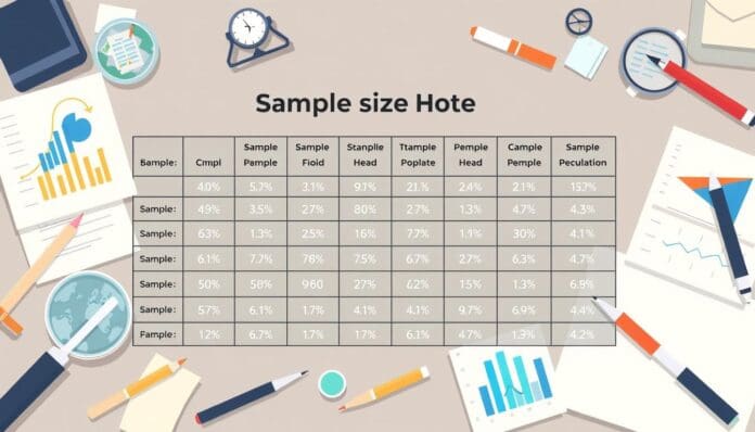 تحديد حجم العينة