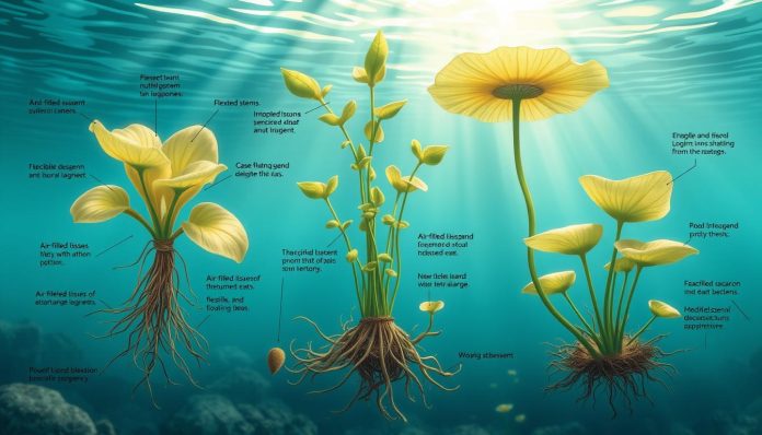 تكيفات نباتات مائية