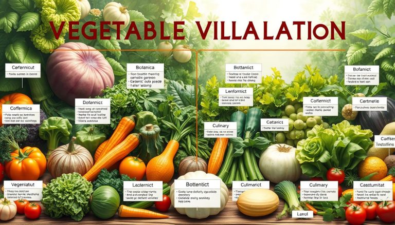 ما الفرق بين التعريف النباتي والتعريف الشائع (الطهوي) للخضروات؟